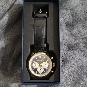 Black and Gold Men's Watch